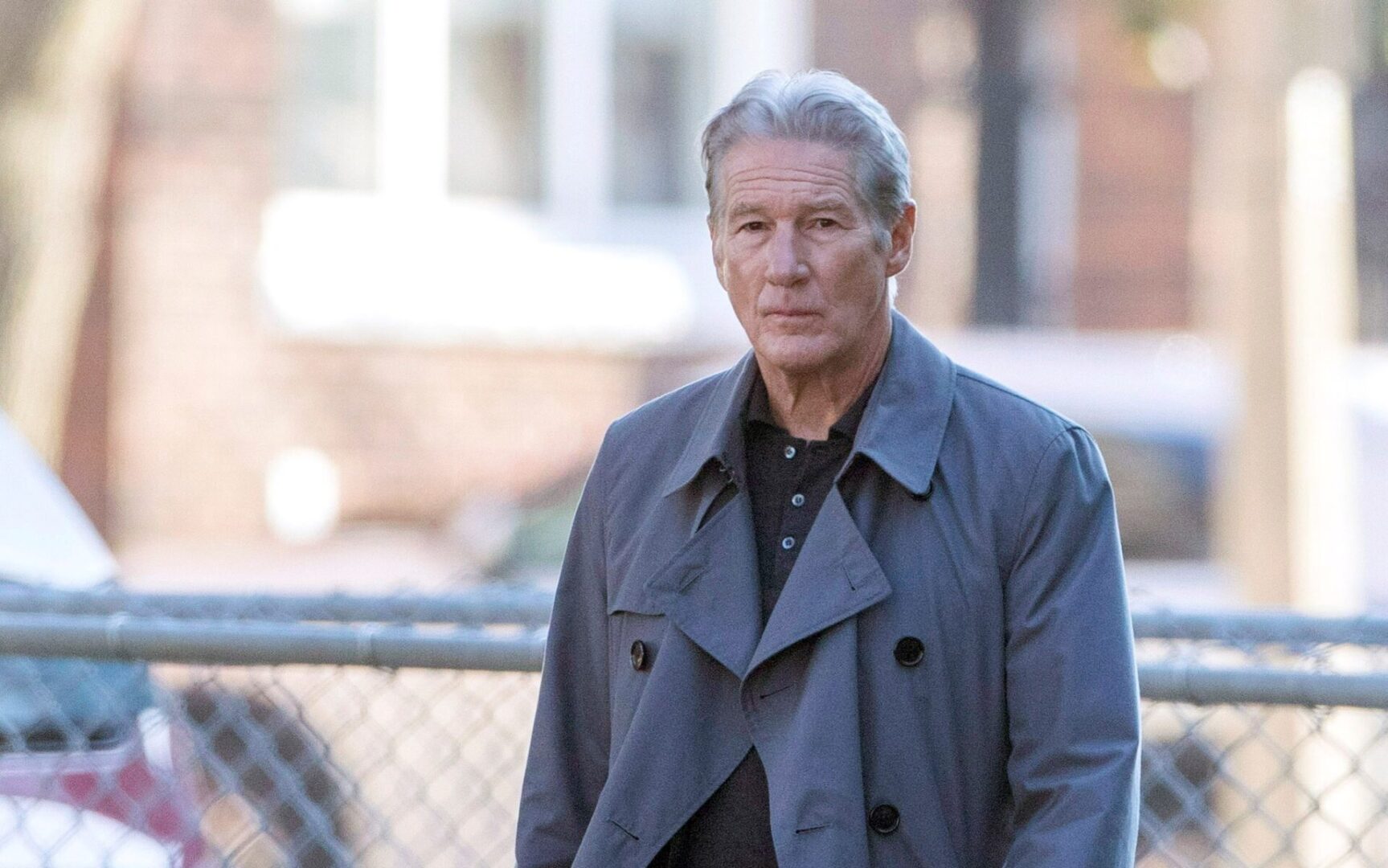 exclusive: richard gere and jessica clement film scenes for 'longing' in toronto.