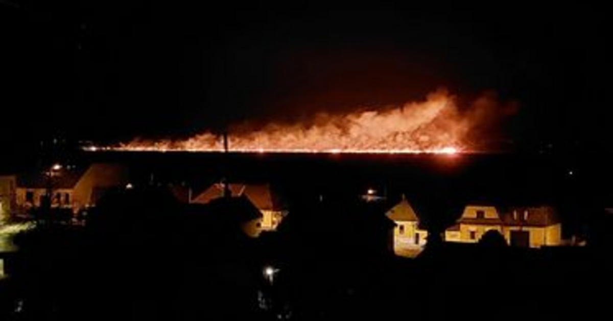 nagy területen lángol a nádas győr moson sopron vármegyében