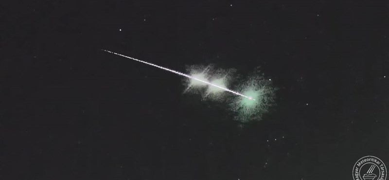 szétrobbant egy meteor magyarország felett, sikerült lefotózni